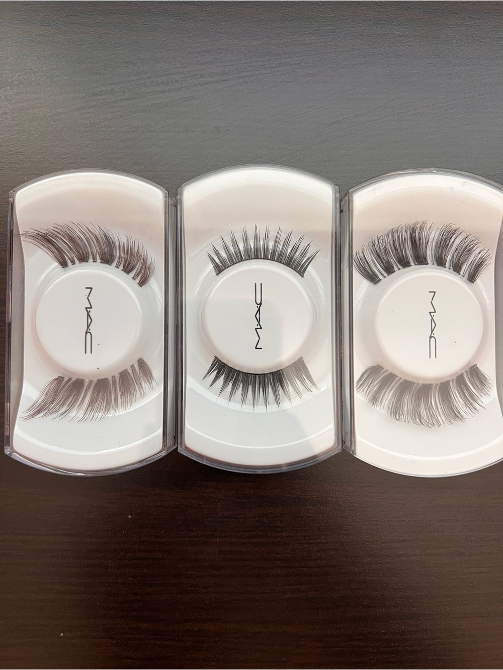 MAC Cosmetics Black False Eyelash Trio - Varying Volume Styles